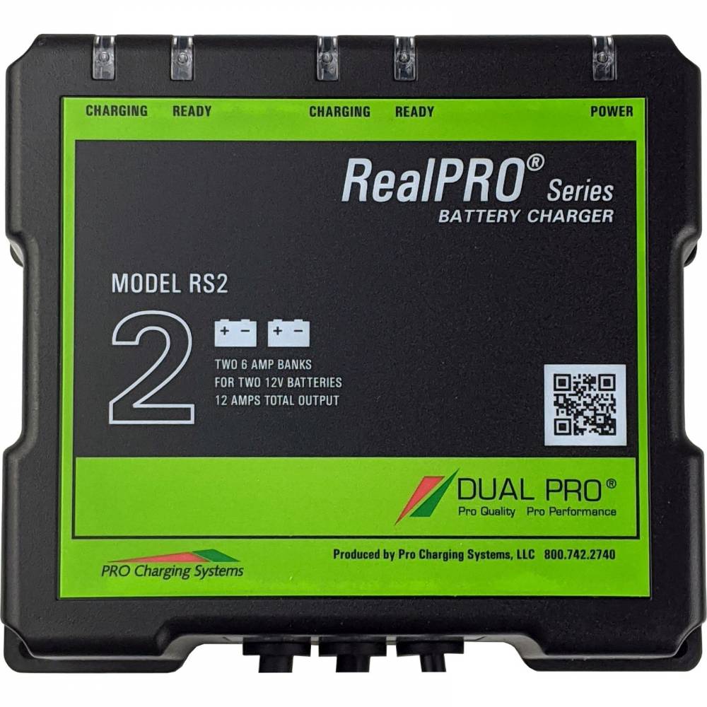 Dual Pro 2-Bank Battery Charger