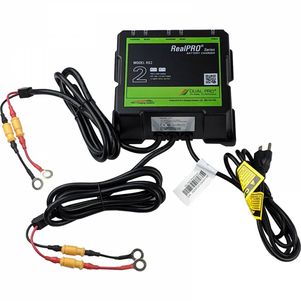 Dual Pro 2-Bank Battery Charger